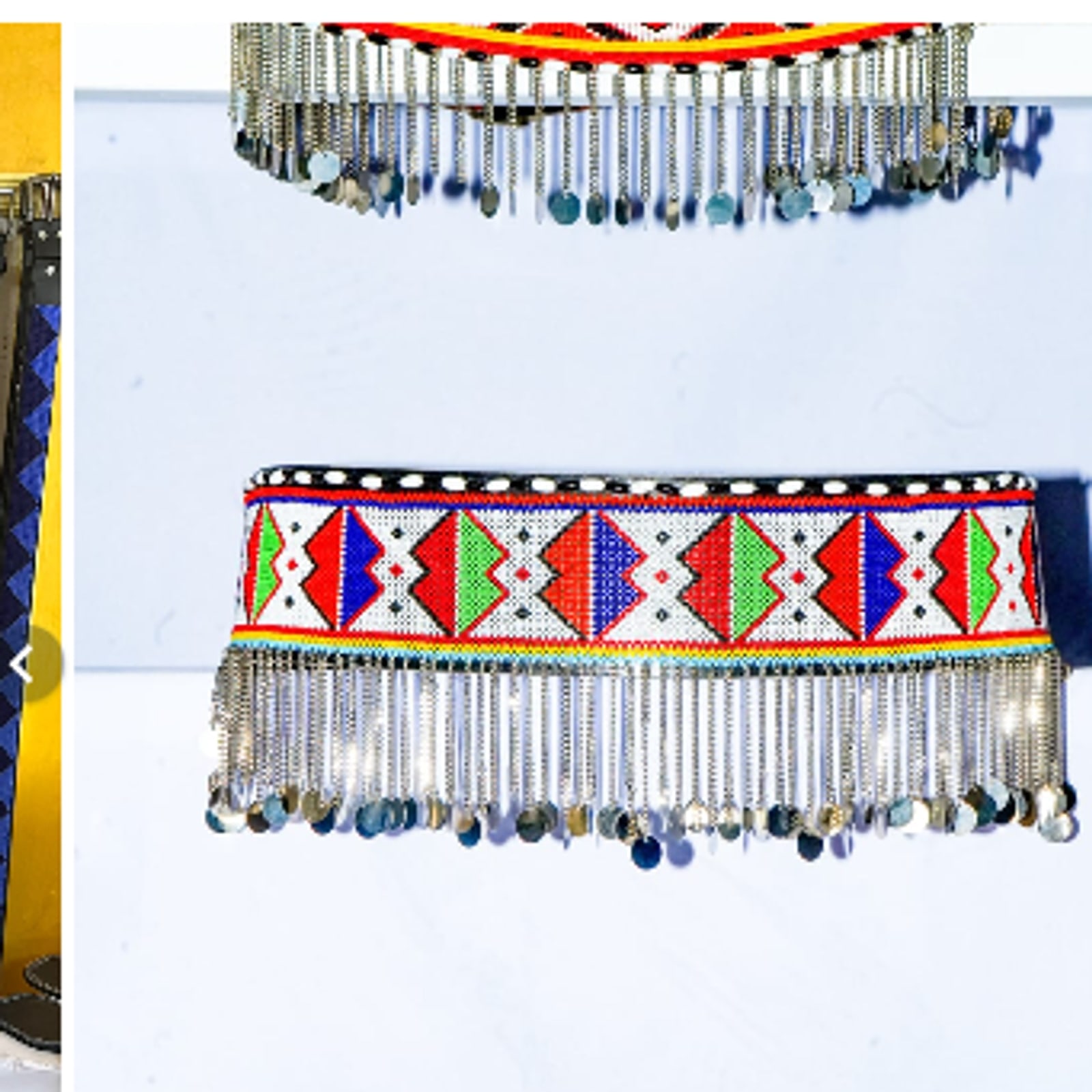 Full-Grain Leather Beaded Belts