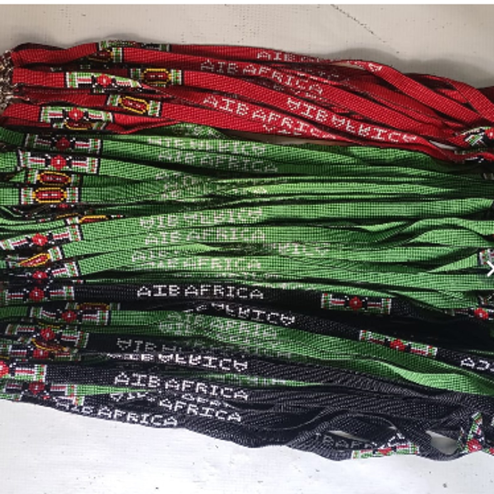 Beaded Lanyards & Leather Tags
