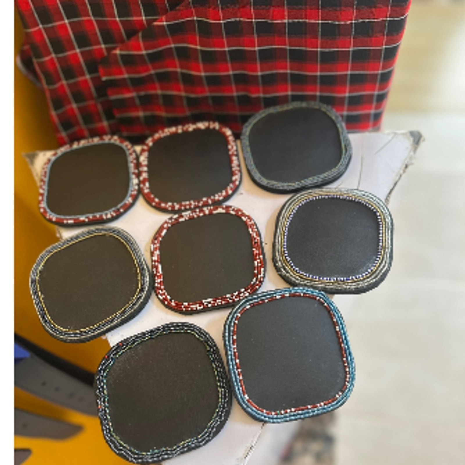 Beaded Coasters