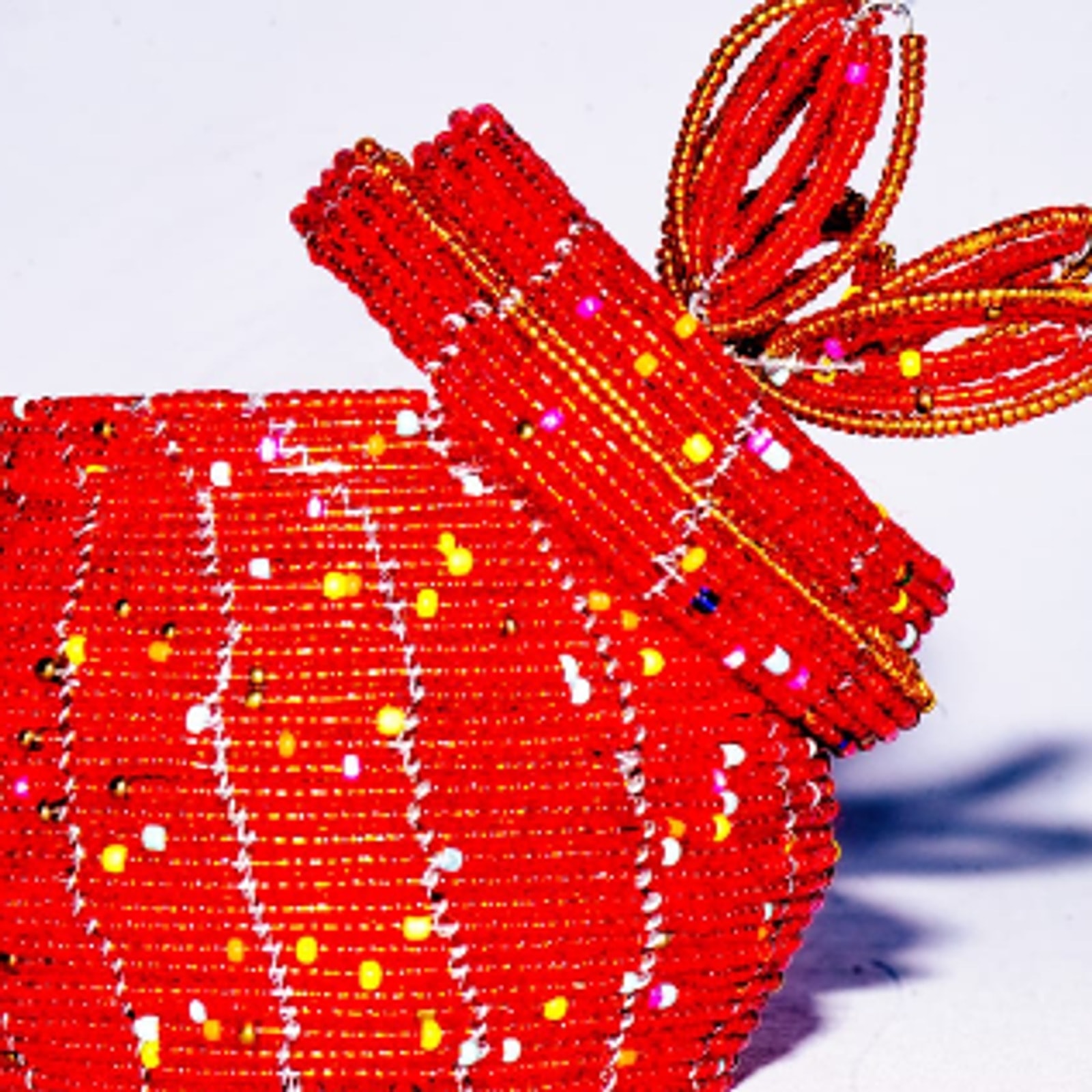 Beaded Jewellery Pot
